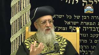 פתיחה להלכות חג הפסח: "חמץ בפסח במשהו" I מרן הראשון לציון הגאון רבי דוד יוסף שליט"א #הרב_דוד_יוסף (מוסדות יחווה דעת) - התמונה מוצגת ישירות מתוך אתר האינטרנט יוטיוב. זכויות היוצרים בתמונה שייכות ליוצרה. קישור קרדיט למקור התוכן נמצא בתוך דף הסרטון