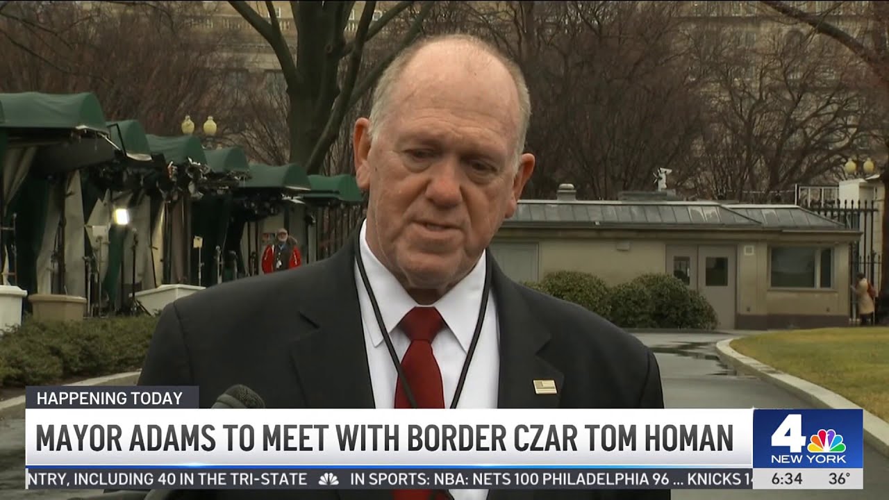 Mayor Adams to meet with Border Czar Tom Homan as DOJ sues Hochul over immigration policies