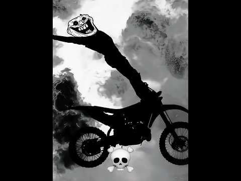 Stunts are only for real men 💀 #dirtbike #stunts #edit #trollface #shorts