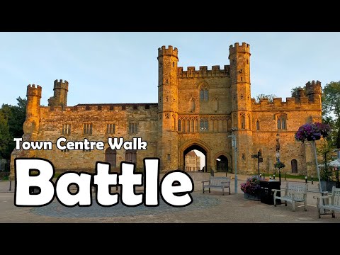 Battle, East Sussex【4K】| Town Centre Walk 2021