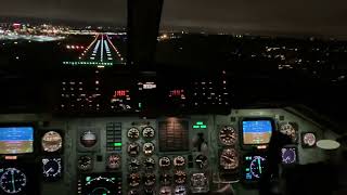 Saab 340 Cockpit landing
