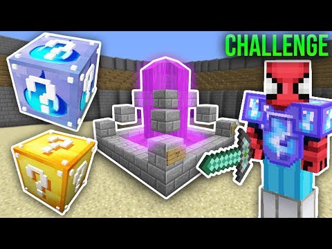 SU ŞANS BLOKLARI CHALLENGE - Minecraft