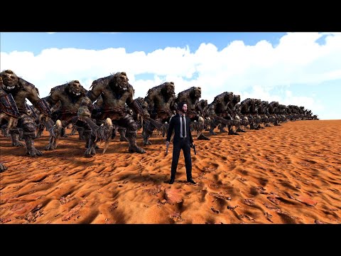 JOHN WICK LEADS 10K TROLLS AGAINST 1,000,000 ROMAN ARCHERS | Ultimate Epic Battle Simulator 2 UEBS2