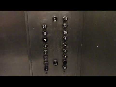 Vintage Otis Traction Service Elevators in Chicago, IL