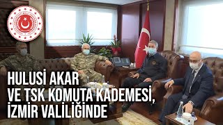 Millî Savunma Bakanı Hulusi Akar ve TSK Komuta Kademesi, İzmir Valiliğ