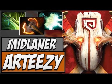 EG.Arteezy Juggernaut - 7829 MMR | Dota Gameplay 7.14