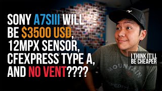 Sony a7SIII Pricing $3500? Rumor Roundup