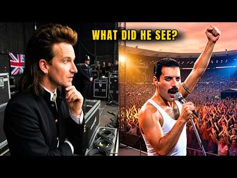 Thumbnail for Brian May Reveals What Happened Between Freddie Mercury and Bono Backstage at Live Aid by John Deacon, Queen, Brian May, The Band, Roger Taylor, Ween, NME, Concert, Freddie Mercury