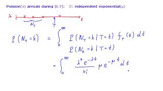 S23.2 Poisson Arrivals During an Exponential Interval