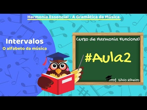 Intervalos - TRECHO da #Aula2 do Curso de Harmonia Funcional