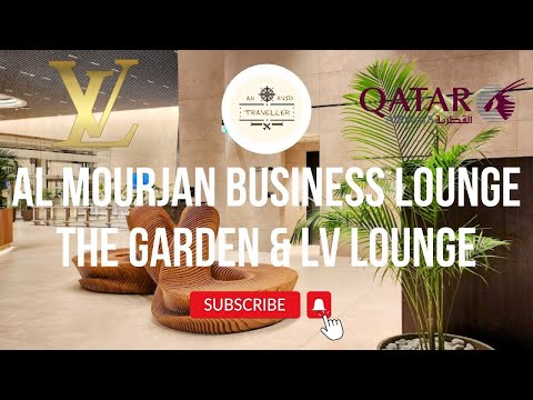 Qatar Airways - Al Mourjan Business Lounge, The Garden, including A PRIVATE TOUR. #qatarairways