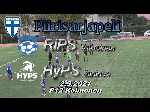 Piirisarja P12 RiPS Valkoinen - HyPS Sininen 2.9.2021
