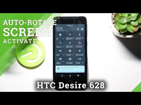 How to Enable / Disable Auto Rotate Screen on HTC Desire 628