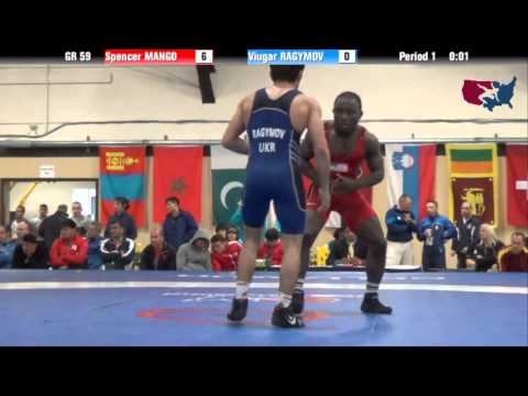 59 KG R16 - Spenser Mango (USA) vs Viugar Ragymov (UKR)