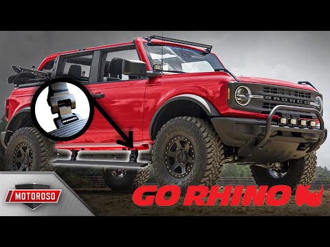 Installing the Go Rhino E1 Electric Running Boards on the 6th Gen. Ford Bronco | 2-Door & 4-Door