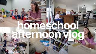HOMESCHOOL DAY IN THE LIFE ✏️🍎✨ | afternoon enrichment, books, music, spanish, and doing chores!