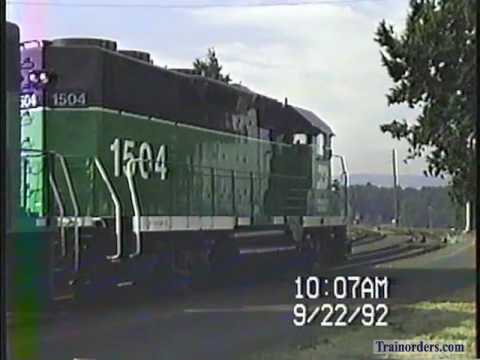 Classic Railroad Series 255 - Vancouver, WA action September 22, 1992
