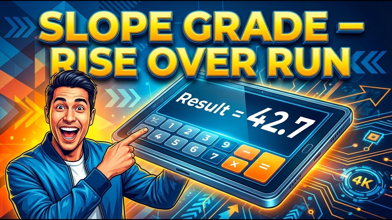 Slope Grade Calculator — Rise Over Run
