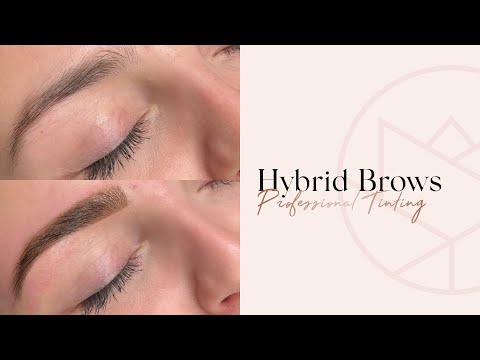 Hybrid Brows - Step By Step - Tutorial   |  Perfect Eyelash Hybrid Brow & Lash Tint