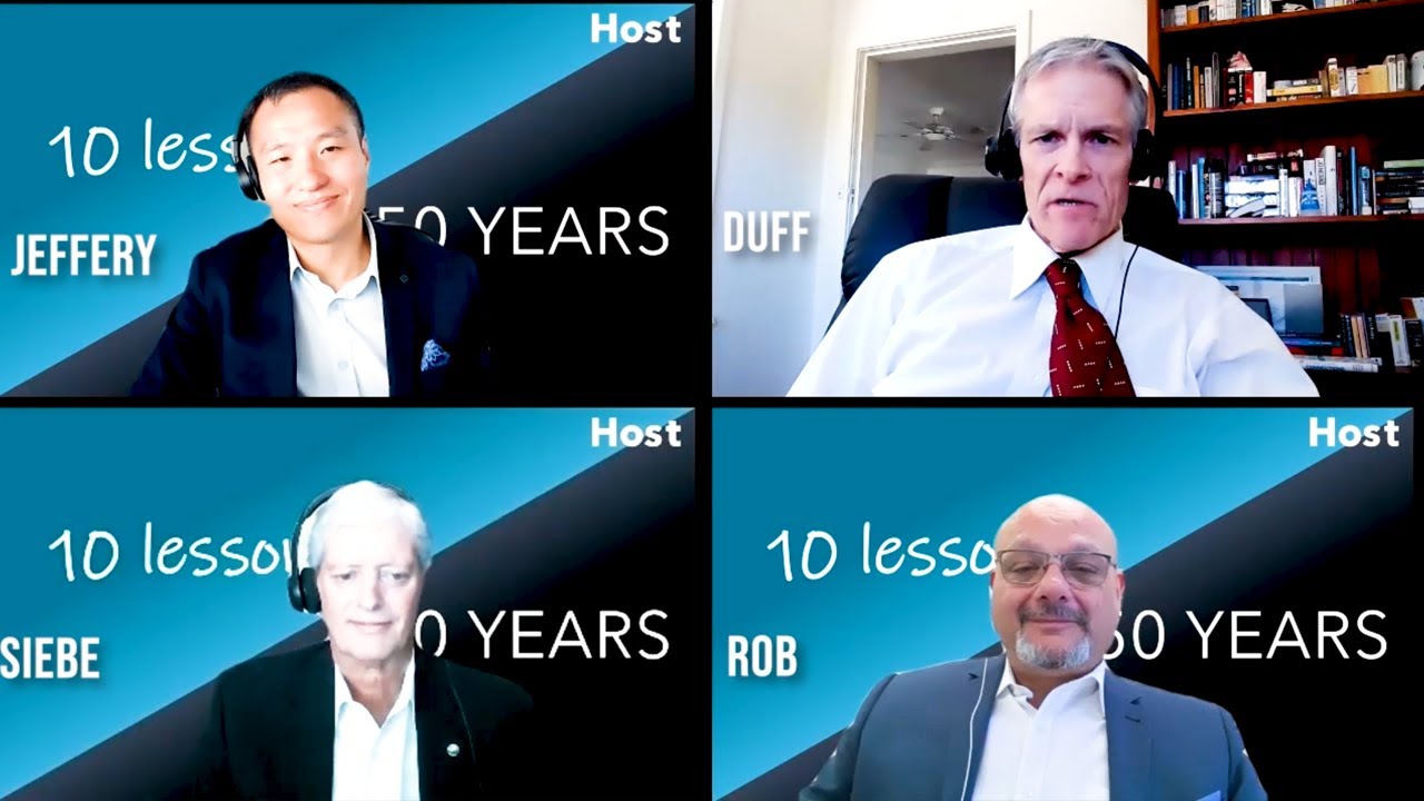 “10 Lessons it Took Me 50 Years to Learn” - Wisdom for the Next Generation