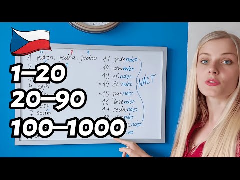 💯 Count in Czech from 1 to 1000 | Part 1: Learn Numbers