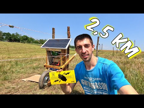 I built 2.5 km of ELECTRIC FENCE! I got electrocuted badly!