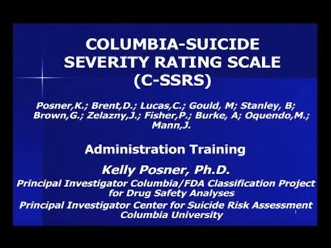 C-SSRS Training - English for the United States
