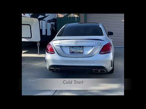 Mercedes C63s Edition 1 W/(FI) Exhaust Catless Downpipes. Revs, Take Offs, Launches, Burnouts!!!