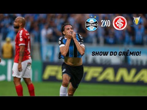 SHOW DO GRÊMIO!!!! NO GRENAL 422 NA ARENA GRÊMIO VENCE O INTER POR 2X0!!!!