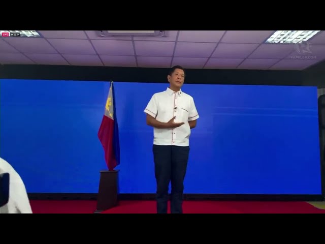 WATCH: Marcos Jr. thanks supporters as results show commanding lead