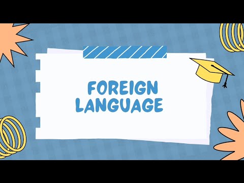 FOREIGN LANGUAGE  Activity 1 - Pronunciation of French Alphabet