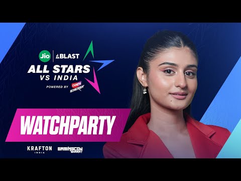 Watch Me Play LIVE | JioBLAST ALLSTARS VS INDIA by @CampaEnergyOfficial DAY 1 ft @shreemanlegendlive