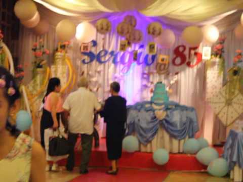 LOLO SERGIO GRAND ENTRANCE 85th birthday