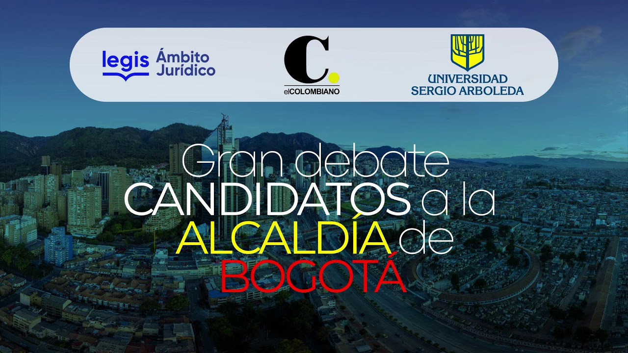 Los candidatos a la Alcaldía de Bogotá en el auditorio de La Sergio