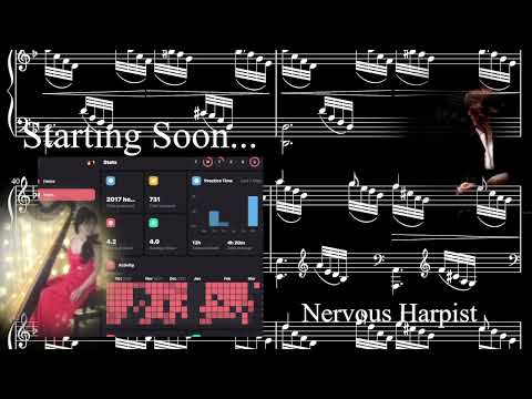 3/8/2022 Morning Harp Practice - Technique & ABRSM Grade 5 Pieces  グランドハープ練習