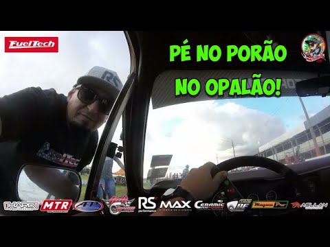 Acelerando sem dó um Opala aspirado, carburado! On board de Opala com tripla Weber 50.