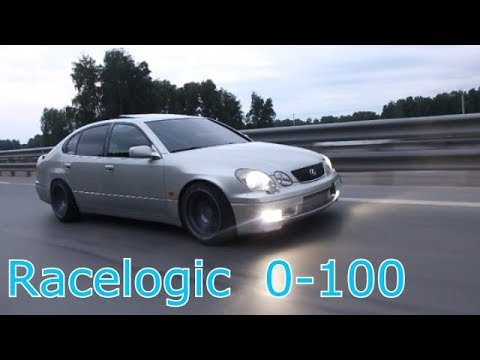 Lexus GS 300 Swap 2JZ GTE Single Turbo и Toyota Aristo V300 2JZ GTE twin turbo   0-100 Racelogic