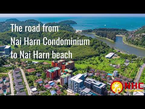 The road from Nai Harn Condominium to Nai Harn beach  - 1.4 km