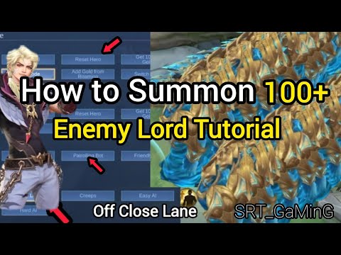 How to Summon 100+ enemy Lord tutorial Step by step S35(2025) #srt_gaming #mobilelegends #mlbb