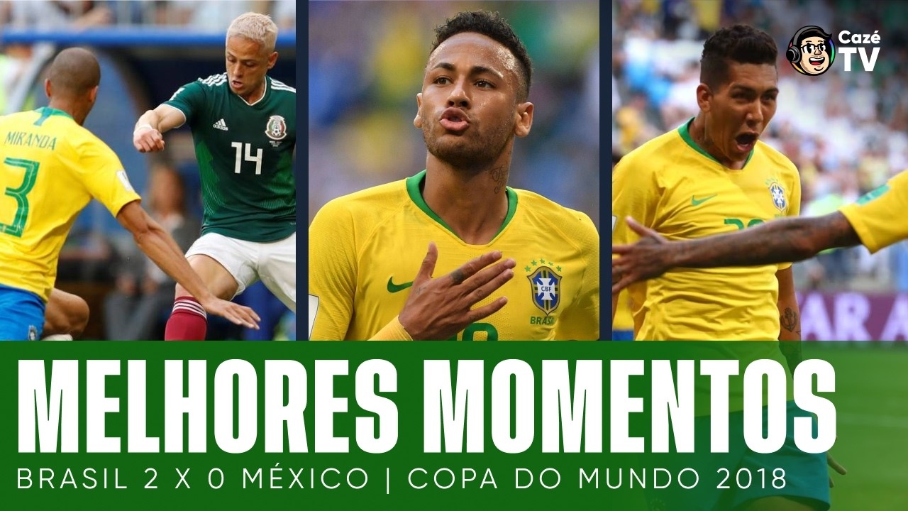 MELHORES MOMENTOS: BRASIL 2X0 MÉXICO | OITAVAS DE FINAL DA COPA DO MUNDO 2018