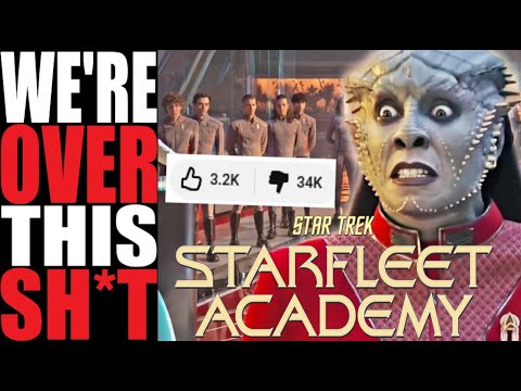 HAHAHA: Star Trek Starfleet Academy trailer OBLITERATED by fans. Pandering doesn't work