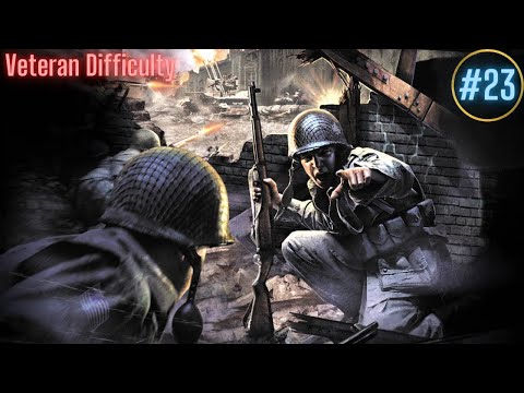 Call of Duty 1 | Walkthrough | Veteran Difficulty | Part 23 | Festung Recogne