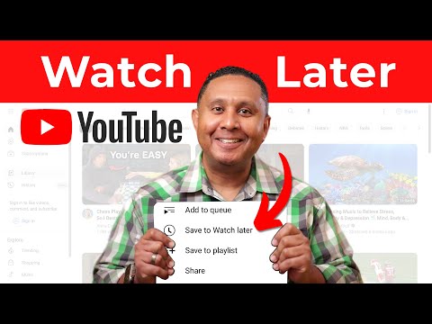 Save YouTube Videos to Watch Them Later