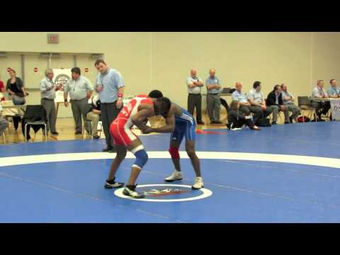 Junior Greco-Roman National Championships 2012: 60 kg Final Richard Balfour vs. Dylan Williams