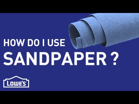 Sandpaper Lowes Aisle