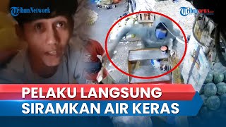 Detik-detik Pembacokan Sadis Pedagang Semangka di Kramat Jati, Pelaku Langsung Siram Air Keras