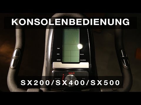 Sportstech SX200/SX400/SX500 -  Konsolenbedienung