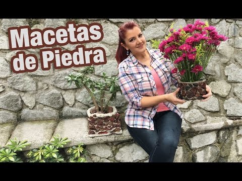 Cómo Hacer Macetas De Piedras De Estilo Rústico