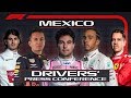 2019 Mexican Grand Prix: Pre-Race Press Conference