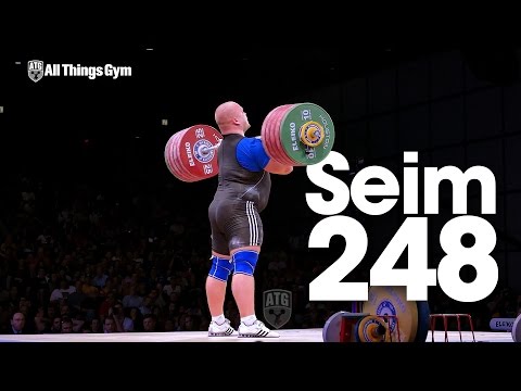 Mart Seim 248kg Clean & Jerk 2015 World Weightlifting Championships